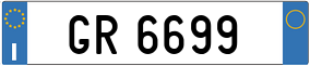 Truck License Plate